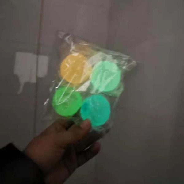 Lofts Sticky Balls Glow Squishy Stressbolde Aflastningslegetøj Angst Tryk Hvid