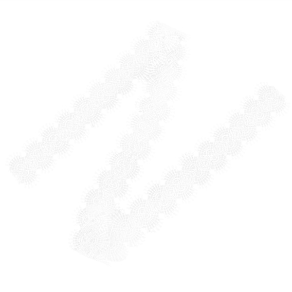 Vit spetsband med silverpaljetter, spetsband för bröllopsdekoration, 10 meter, 5 cm bredd