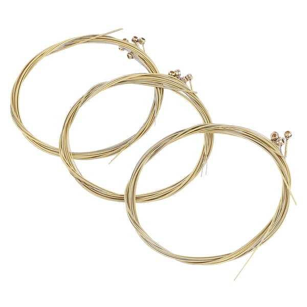 3Set Universal Steel Acoustic Folk Guitar Strings Replacement Musical Instrument Accessories3Set Brass Strings