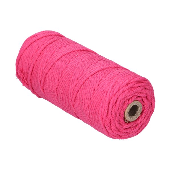 Macrame sladd 3 mm rörig tråd Tät Förhindra trassel Macrame rep för hushållsdekoration