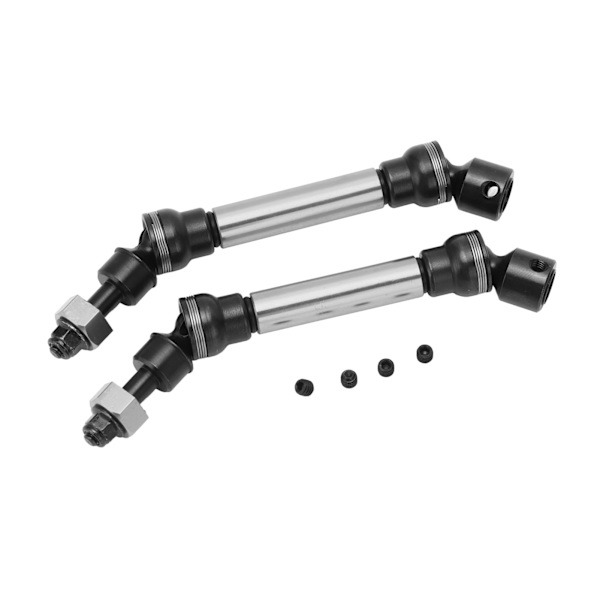 RC Drivakselsett i aluminiumlegering Stål foran bakre drivaksel RC Tilbehør for Arrma 1/10 3S Senton Sølv