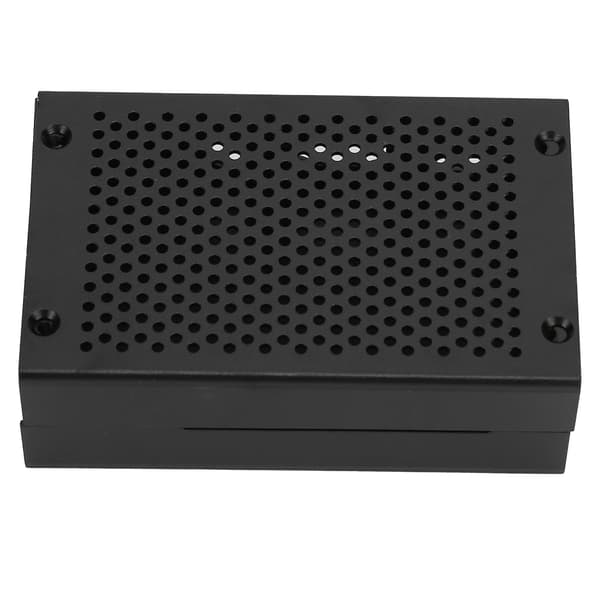 Beskyttelsesetui til Raspberry Pi 3 Kabinet i aluminiumslegering med køleventilator