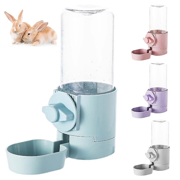 Automatisk Vattenbehållare för Smådjur - Marsvin, Hamster, Kanin - 500ml (17oz) - Blå