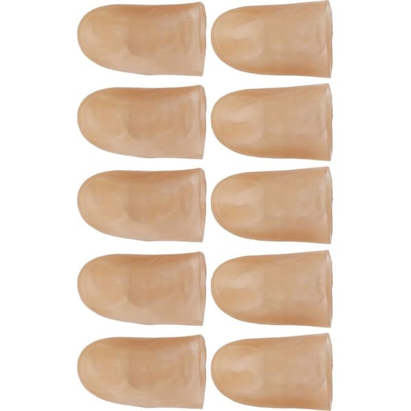 5 par ultra lyse LED-fingerlys, tommelsimuleringsdesign, profesjonelt magikertilbehør, hvit