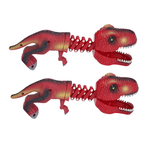 Dinosaurleketøy Nyhet Inntrekkbar Dinosaur Tricky Modell Dekompresjon Bite Finger Toy