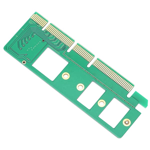 Adapter Overføring Ekspansjonskort PCIE 3.0 x4 x8 x16 til NVME M.2 NVMe SSD Grønn ABS
