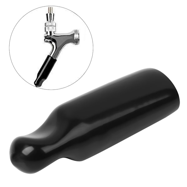 10 st svarta ölkranar kran skyddande lock plugg lock öl produktionstillbehör