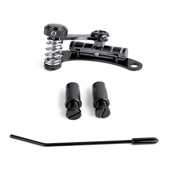 Gitarr Vibrato Stränghållare Tremolo för LP SG Elgitarrer Svart