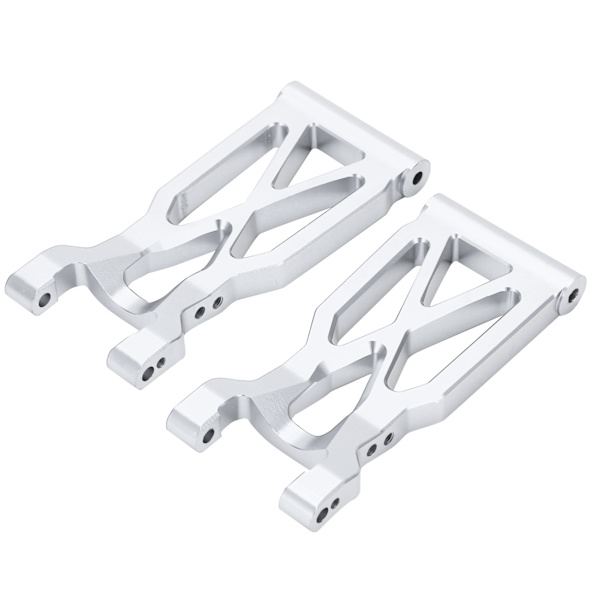 RC Bakre Fjæringsarm i Aluminiumlegering Bakre Svingarm Oppgraderingsdeler Tilbehør for Wltoys 104001 1/10 RC BilSølv