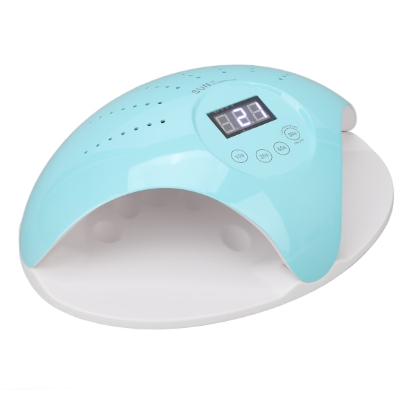 Spikerlampe 48W Intelligens Sensitive UV Dobbel lyskilde Nail Tørker for Nail Art 100‑240V EU Plugg