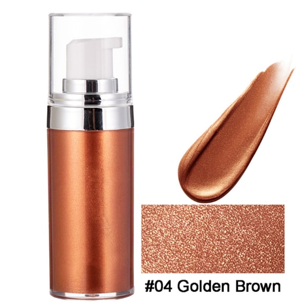 Highlighter Cream Makeup Ansiktsglans Bronzers Kosmetika Glänsande Kropp Ansiktskonturkräm4#