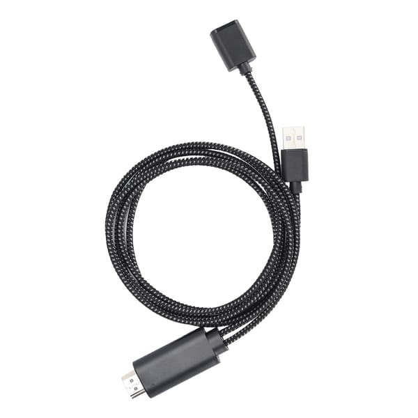 HD TV-kabel USB til HD Multimedia Interface-konverterkabel til Android / IOS-system sort