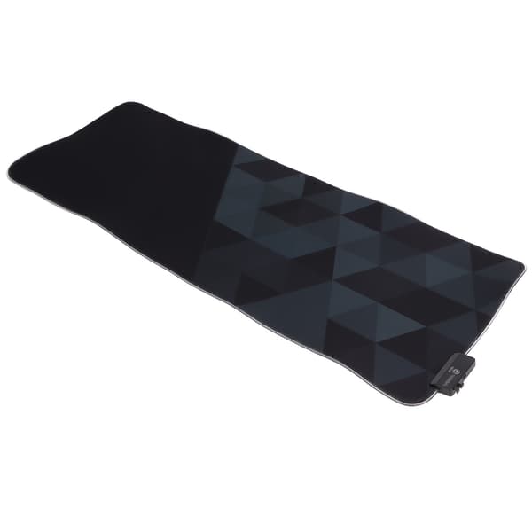 RGB musematte sklisikker bunn fargerik belysning USB-drevet multifunksjonell overdimensjonert design skrivebordsmusematte for hjemmet