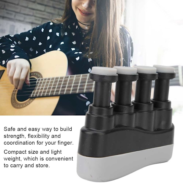 Justerbar handgrepp piano gitarr fingertränare styrketränare träningsapparat