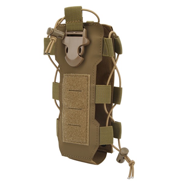 Militær vannflaskepose Molle Vannkokerpose Flaskeholderpose for Camping Jakt Vandring Tan