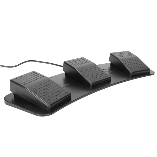 USB pedal med trippelfotsomkopplare Multifunktionell mekanisk omkopplarpedal för att spela spelfabrikstestning