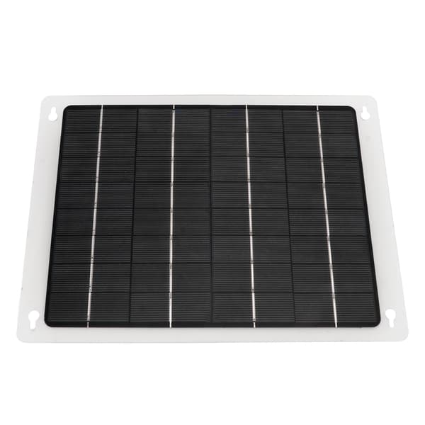 20W 12V Solcellepanel Polysilisium Batteriladerpanel Dobbel USB-ladeport OBD-kabel for bil og bobil-lading
