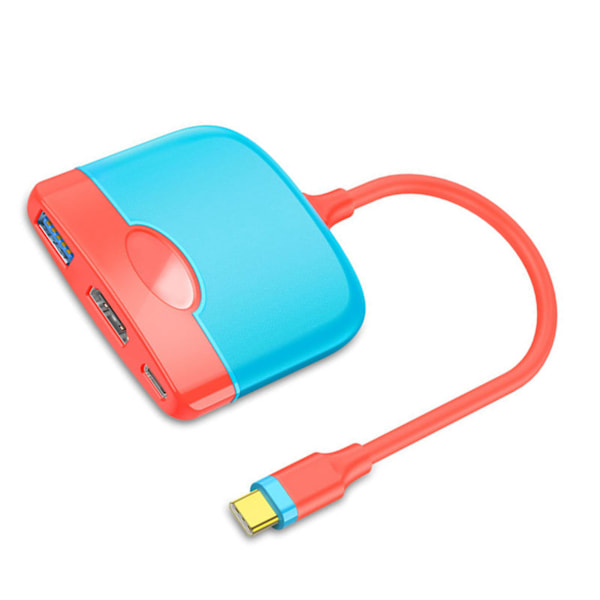 3 in 1 Type C - HDMI-sovitin 4K 5 Gbps Type C AV -monitoiminen sovitinmuunnin kytkimelle