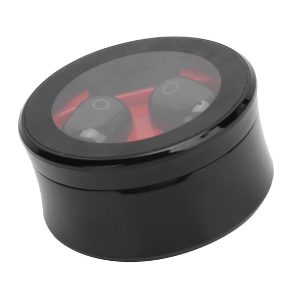 SMS-T10 TWS Trådlösa Bluetooth-hörlurar Uppladdningsbart headset med digital display (röd)