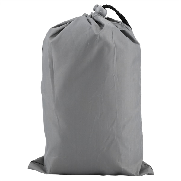 Cover för runt bord utomhus vattentäta trädgårdsmöbler för uteplats (grå)