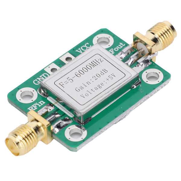 RF-modul Ultra Wideband Medium Power Amplifier med avskärmningshölje 5M-6GHz förstärkning 20dB