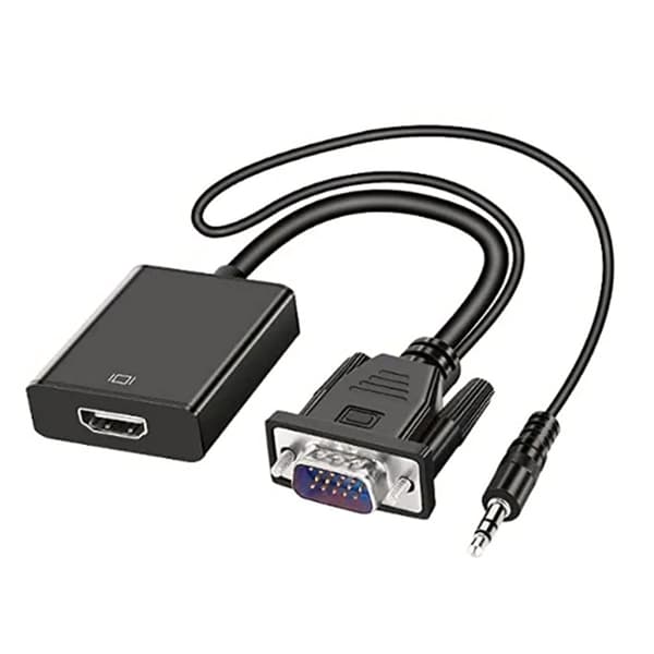 VGA til HD Multimedia Interface Converter Profesjonell 1080P VGA Adapterkabel for PC Laptop TV