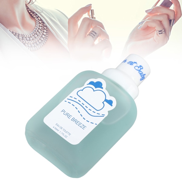 Dameparfyme Bærbar Langvarig Forfriskende Lett Duft Parfyme for Daglig Dating 50ml Breeze
