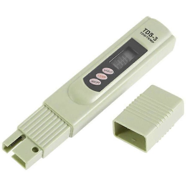 LCD TDS-3 Drikkevandskvalitetsmåler Digital Tester Temperatur PPM Test Måler Pen Analyzer