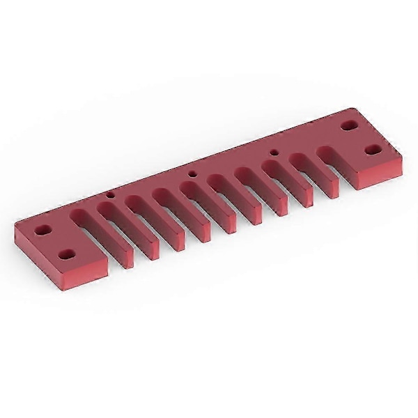 Alumiiniseoksesta valmistettu kampaharmonikan osa Hohner Marine Band Crossover / Deluxe -malleille (Punainen)