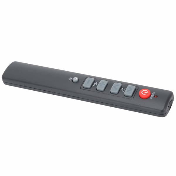 Læringsfjernkontroll med 6 store knapper Smart kontroller for TV STB DVD DVB HIFI VCR Grå