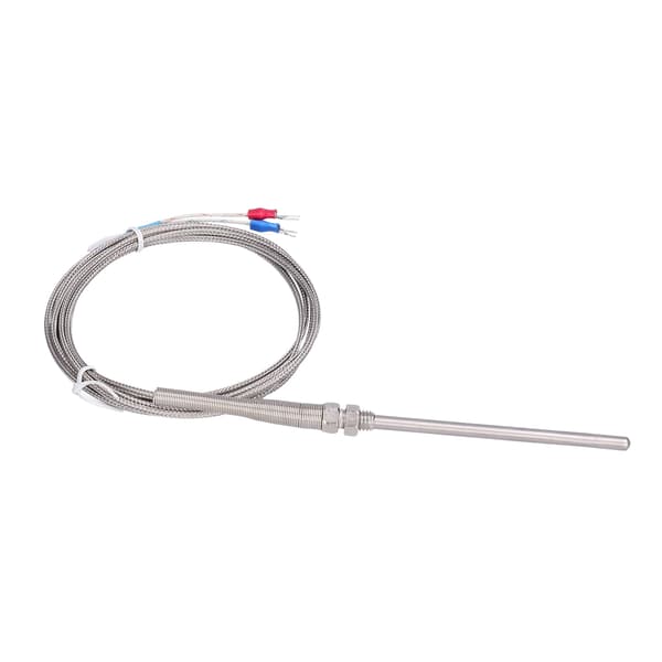 K Typ Temp Termoelement Temperatursensor Termisk Sond Rostfritt Stål 0~600℃ WRNT‑187 Vanlig Typ 4 Meter
