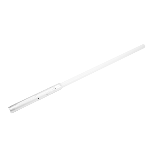 S968 Metal Laser Sværd Lys Op Sabel LED Flash Stick Farverige Farveskiftende Lys Model Legetøj Sølv Uden Adapter