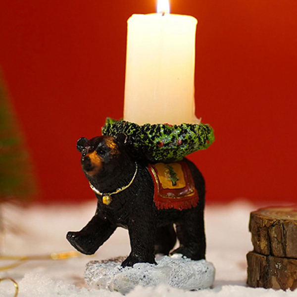 Jul Ljusstakar Värmeljus Bröllop Centerpieces 9cm x 5.5cm x 8.5cm