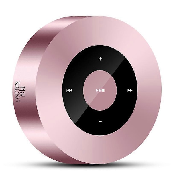 Premium Bluetooth-högtalare Roséguld Minihögtalare med Vattentätt Fodral Portabel Mikrofon för iPhone iPad Tablet Dusch Present Tjej