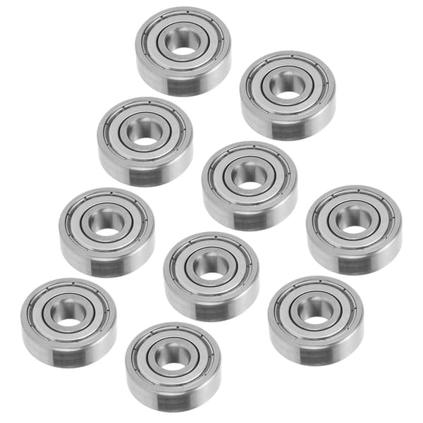 10 st Kullager Rostfritt Stål Slitstarka Tysta Skateboard Drivrutin Tillbehör S628Z