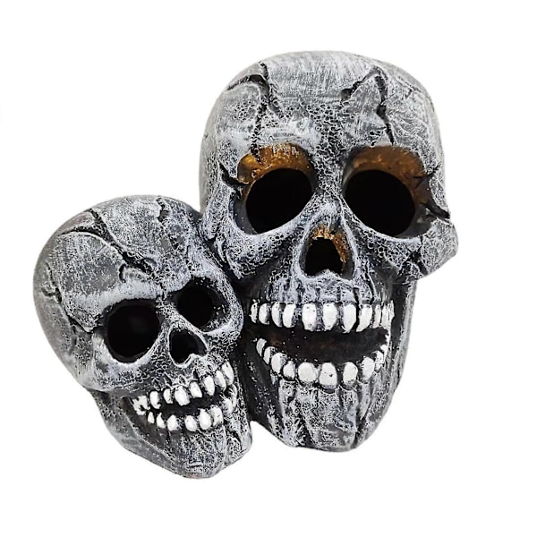 Kranie Natlampe Unikke Halloween Dekorationer Til Halloween Have Sort 1 stk