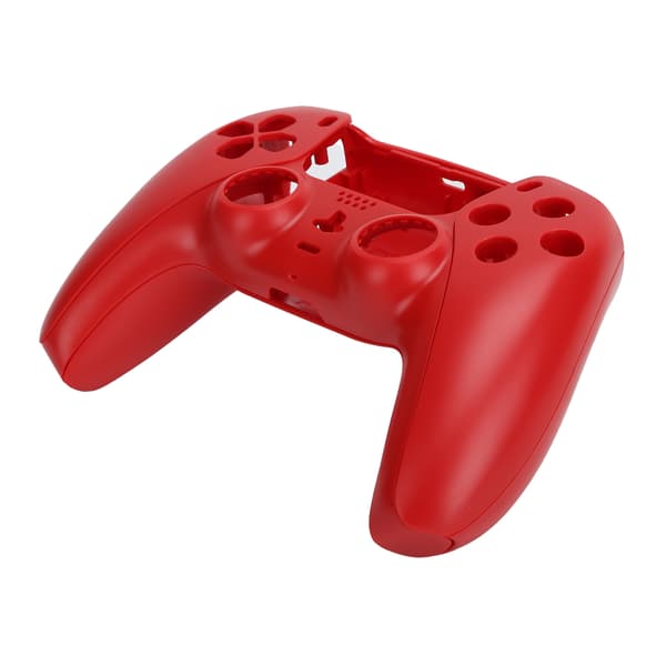 Udskiftning af spilcontroller-husdæksel med skruetrækker til PS5 Gamepad-rød