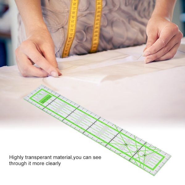 5*30 cm hög genomskinlig skräddare sömmerska Quiltverktyg DIY sylinjal
