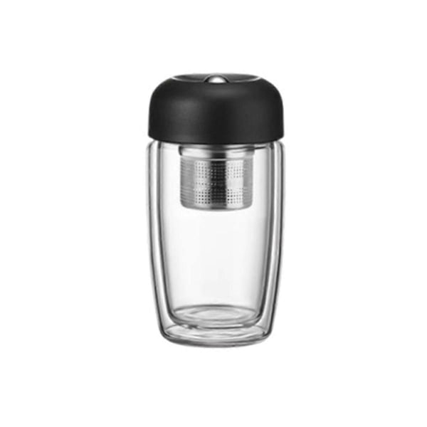 Tykkere Anti-Skålding Glasskopper Vanntett Lekkasjesikker Kopp 320ML, B