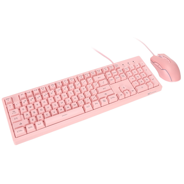 Trådlöst tangentbord och mus-kombination ergonomisk vattentät design RGB 6 nivåer DPI justerbar datortillbehör