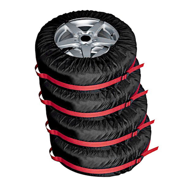 4 stk Universal Reservehjul Deksel Oppbevaringspose Hjulbeskytter for Bil SUV TruckS-190T