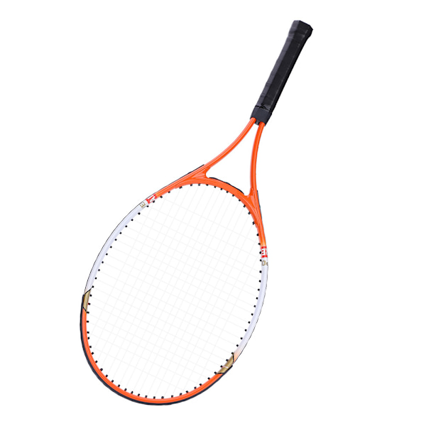 1 st professionell tennisracket i aluminiumlegering med bärväska för nybörjare (orange)