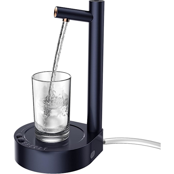 Bærbar USB-opladningsvandflaskedispenser til 5 gallons & universelle flasker