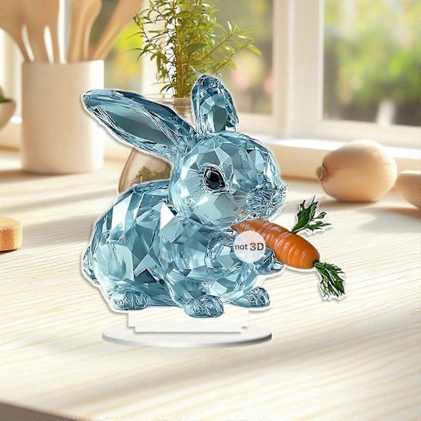 Pääsiäiskristalli 2D akryylinen pöytäkoriste