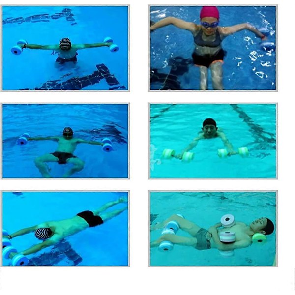 Vesijumppapainot Aqua Fitness -käsipainot