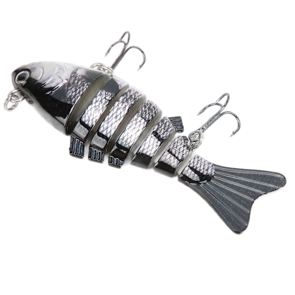Fiskebete, hållbart, imitationsplast, falskt, multiledat, simbete, långsamt sjunkande glidbete 4#
