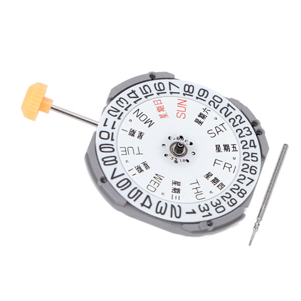 Watch Movement Dual Calendar Quartz Alloy Movement Ersättningsarmbandsur Reparationsdelar 1S02