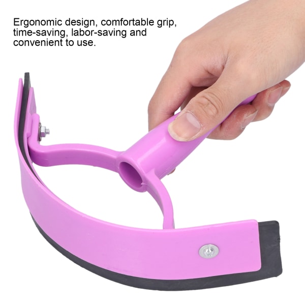 Ergonomisk Soft Grip Heste Svetteskraper - Premium Ride Grooming Tool