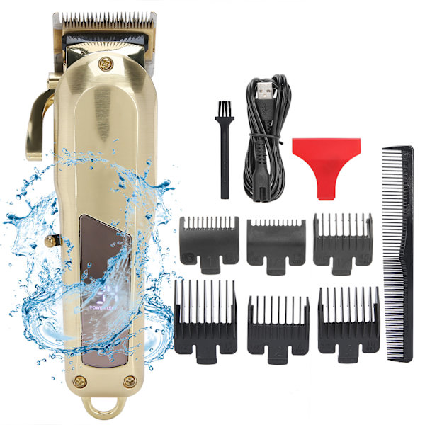 VGR Digital Electric Clippers High Power Herr Hårtrimmer Barber Hårklippningsmaskin