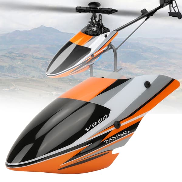Hode Shell RC Oppgraderingsdel Erstatningstilbehør Passer for WLtoys V950 RC Fly